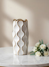 Wave Luxe Marble Vase